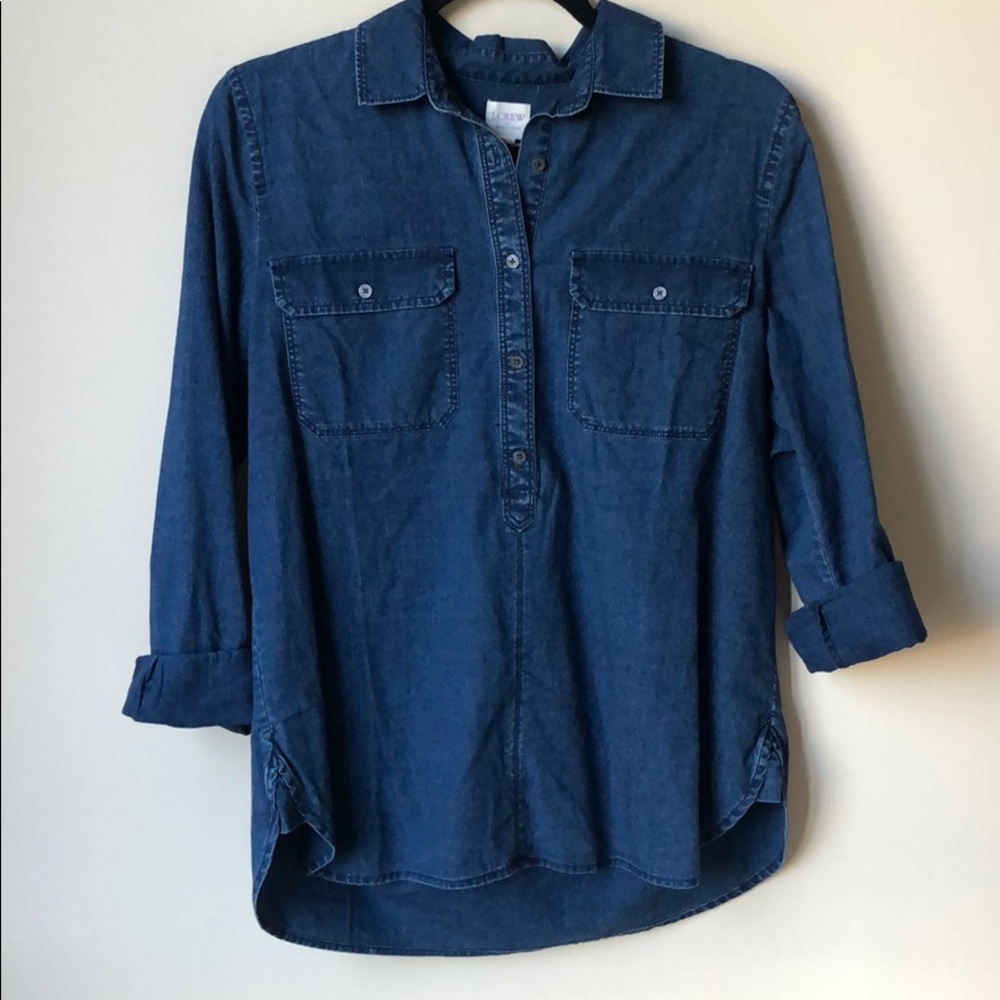 J. Crew Boy Fit denim shirt - Picture 1 of 2